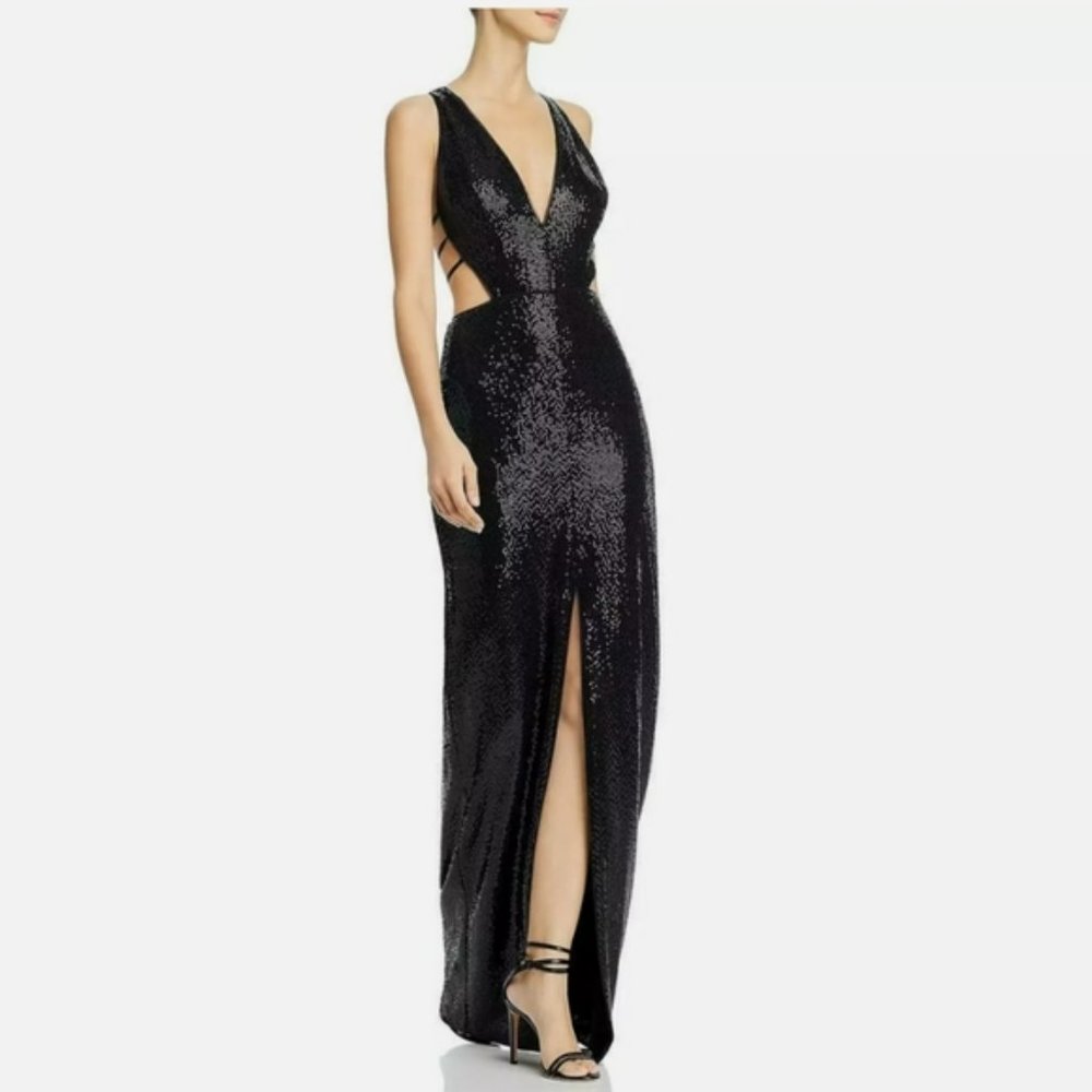 Aidan Mattox long formal sequin